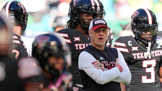 A rarity: Texas Tech coach Joey McGuire praises referees despite loss to Oregon in CFP quarterfinals