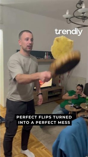 Pancake Flip Fails Fast… And It Gets Worse 😅🥞