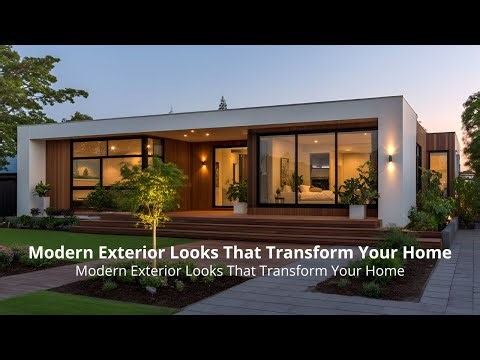 Modern Exterior Looks That Transform Your Home