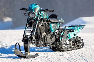 Transforming Your Harley-Davidson Into a Snow Bike?!