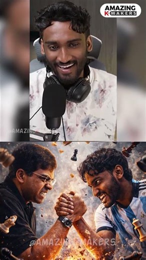 I (Goofygen) Challenged Viswanathan Anand to Dance Battle #shorts #chess #challenge