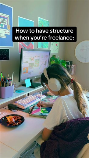 One of the perks of being freelance is having, well, freedom to work whenever you want on whatever you want. However, without the proper structure it’s pretty impossible to accomplish anything. This is something I’m definitely still struggling with but here’s what I’ve learned so far: 1. Even though it’s called freelance, at the end of the day you’re a business owner and must think like one. Have a business plan and strategy to give yourself structure. I’d suggest looking up Business Plan Templa