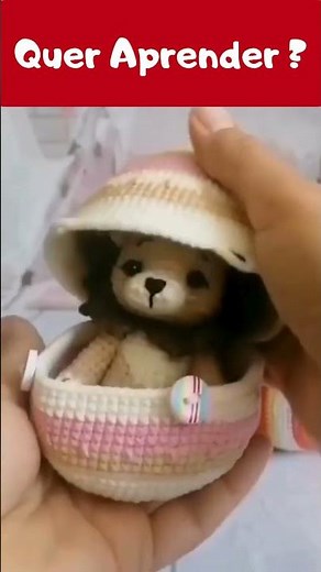 [PASSO A PASSO] Ursinha Amigurumi #shorts