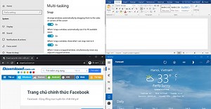 Cách chia màn hình để làm việc cùng lúc nhiều cửa sổ trên Windows 10