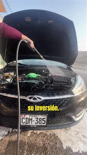 Speed ​​up the process: Clean engine without scrubbing. More cars per hour. ⏱️🚀