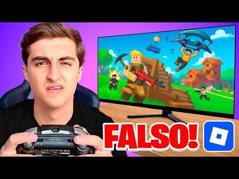Probé las MEJORES COPIAS de Fortnite en ROBLOX??? 🤡