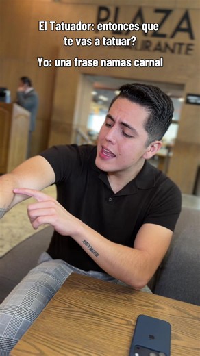 El tatuador: entonces ¿qué te vas a tatuar?