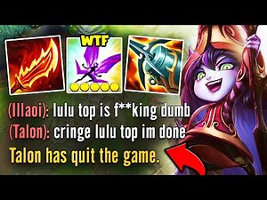 Machine Gun Lulu top makes the enemy team Rage Quit! (THEY UNINSTALLED AFTER)