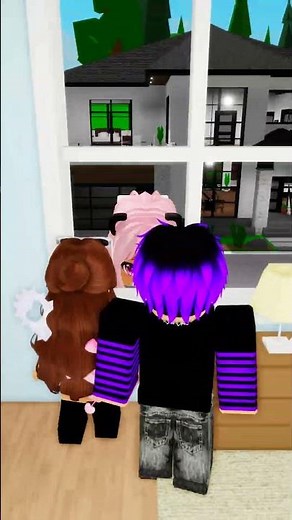 i surprised them outside her house🦭😈#robloxshorts #roblox
