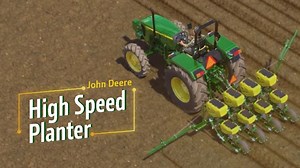 John Deere High-Speed Planter http://spr.ly/6187w7AYZ, a solution designed to enhance productivity on the farm through precision mechanization. | John Deere