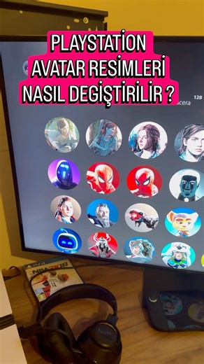 How to change Playstation avatar images?
