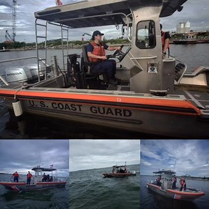 Last week Boatswain's Mate 3rd Class Prout earned her 24' SPC-SW Coxswain Certification. Having served already as a non-rate here at U.S. Coast Guard Station Oswego, BM3 Prout was already certified as crewman on all the station's small boats, and was able to immediately jump into certifying as a Coxswain. The 'Special Purpose Craft- Shallow Water" is a unique boat to the U.S. Coast Guard, not being seen at many stations. It is designed specifically to be able to navigate waters shallower than no