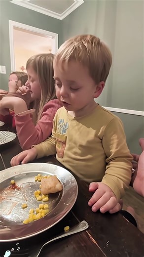 The toddler looks tired 😴 #child #cute #sleepy #reaction #familytime | toddler