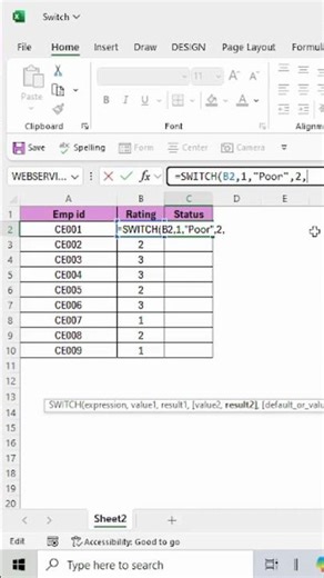 Magic of Switch Function #shorts