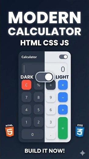 Morden Calculator WebApp, using Html, Css, Js.