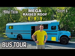 He Turned a SCHOOL BUS into a LUXURY Tiny Home | The CORRECT Way!