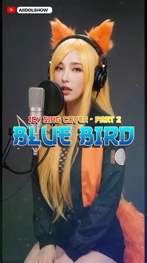 Blue Bird (Cover) Part 2 - by Icy #naruto #singcover #ai #cosplay #animation #femalenaruto #ninja