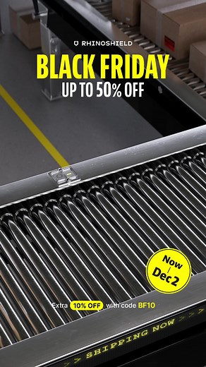 Shop your favourite collab collections this Black Friday! 🖤 Enjoy up to 50% OFF and an extra 10% OFF with code BF10. Offer ends Dec 2! #RHINOSHIELD #BlackFriday #BlackFridayDeals #PhoneCase #iPhoneCase #AndroidCase #TechAccessories #PhoneAccessories | RHINOSHIELD