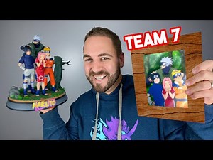TEAM 7 PHOTO TURNED INTO A STATUE?!?! l Naruto, Sasuke, Sakura & Kakashi UNBOXING!