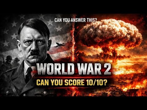 World war 2 quiz || Only 1% Can Get All 10 World War II Questions Right😱