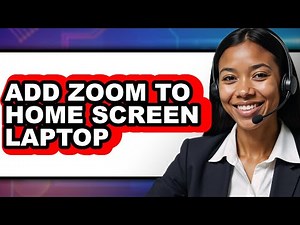 How to Add Zoom to Home Screen Laptop (easy Method)