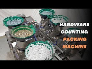 6B Automatic Fastener Screw Bolts Nails Furniture Parts Plastic Packing Counting Bagging Machine