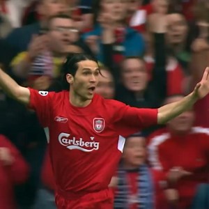 “It’s probably the best atmosphere I’ve played at Anfield.” 😍 The game, and goal, that sent Liverpool to the 2005 Champions League final… 👀 📺 Watch the Miracle of Istanbul now on discovery 🏆 | TNT Sports Football