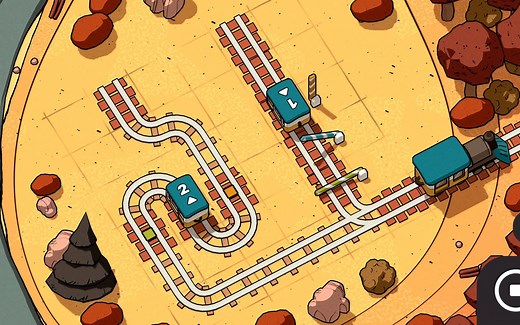温馨可爱的轨道解谜游戏《轨道连结》（Railbound）