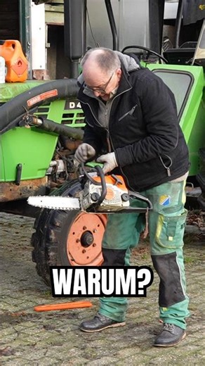 Warum läuft die Kettensäge nicht?! #kettensäge #problem