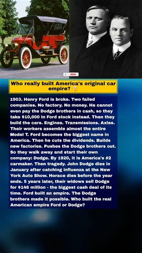 The Dodge Brothers Built Ford?! 😳