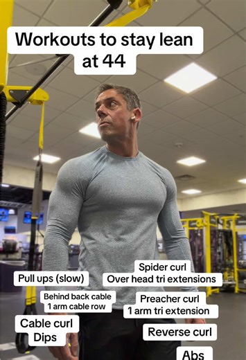 Workouts to stay lean at 44 years old. Lean. Shredded.