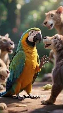 parrots can imitate human voices
