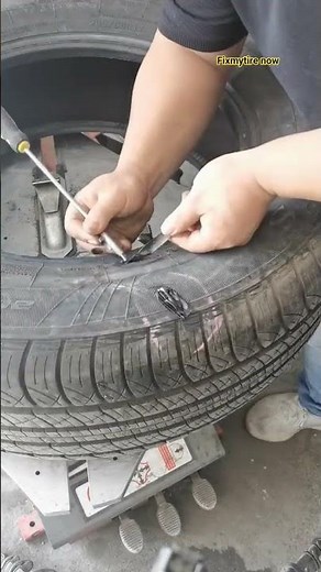 Modern Way to Repair Tires Fast. #youtubeshorts