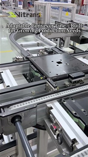Efficient Pallet Conveyors Streamline Assembly Lines #conveyor #machine #conveyors #factory #cnc
