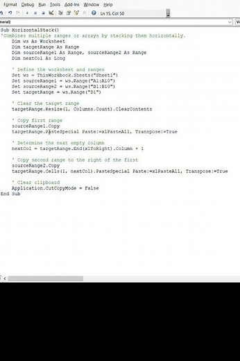 Horizontal Stack with VBA Automate Data Consolidation in Excel!