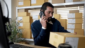 Warehouse Manager Multitasking Phone Call While Stock Footage Video (100% Royalty-free) 3970767339 | Shutterstock
