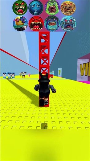 Tsunami vs Rainbow Stairs 💫 #roblox #shorts