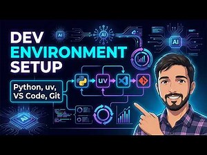 Beginner Dev Setup for AI | Python, VS Code, Git & uv Explained
