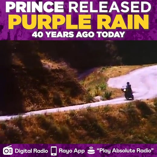 91K views · 4.8K reactions | 40 years ago today, Prince released his iconic Purple Rain album  | Absolute Radio | Facebook