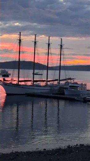 Schooner Red Sky Bar Harbor Frenchman Bay Before Sunrise June 28 2026 Acadia Woody Sightseeing Tours