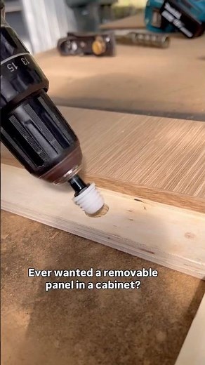 Removable access panel for cabinet using Fastmount clips 🙌 Shout out @bespokewoodcreations.nz on IG