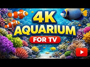 15 Minute 4K Aquarium for TV 🐠 Relaxing Fish Tank Background (No Music)