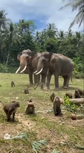 Elephant vs Monkey WAR! 🐘🐒 Epic Battle Erupts!