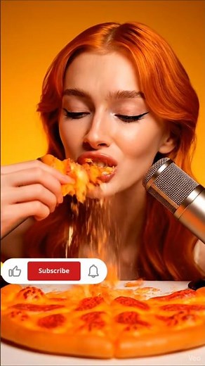 $ASMR$ Eating a Magic 🍕Pizza That SHATTERS🤯 (Mouth Sounds & Whispering) #shrots