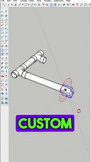 Using SNAPS to add custom snap points in #sketchup Models!