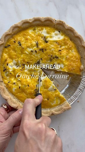 20K views · 34 reactions | Here’s my make-ahead quiche Lorraine...