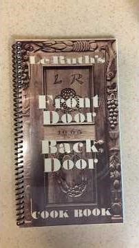 Browsing Through Louisiana Cookbooks - LeRuth's Front Door Back Door