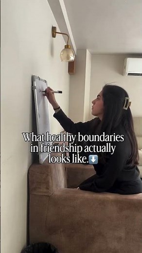 What healthy boundaries in friendship actually look like! #healthyboundaries #therapistcommunity