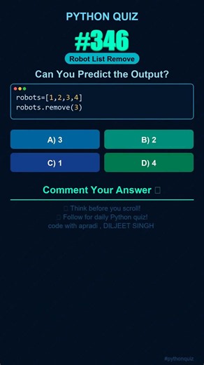 Python Quiz #346 — Can You Predict the Output? #shorts #python