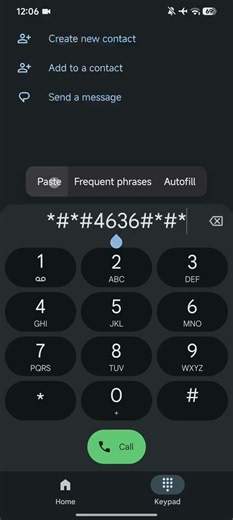 Secret “Testing Menu” Advanced Android Menu